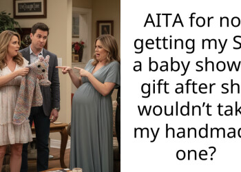 AITA for not getting my SIL a baby shower gift after she wouldn’t take my handmade one?