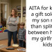 AITA for keeping a gift solely for my son rather than splitting it between him and my girlfriend’s kids?