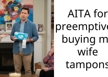 AITA for preemptively buying my wife tampons