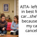 AITA- left wallet in best friends car…she’s mad because I had my cards cancelled.