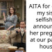 Redditor Bashes Sister For Announcing Pregnancy At Family Dinner, Fully Aware Of Redditor’s Infertility Issues