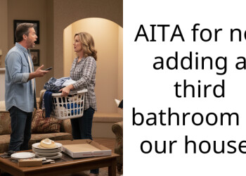AITA for not adding a third bathroom to our house?