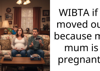 WIBTA if I moved out because my mum is pregnant?