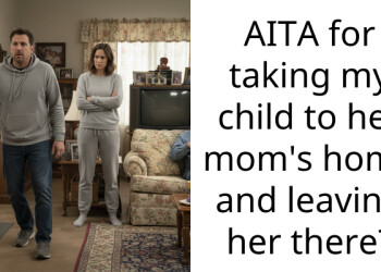 AITA for taking my child to her mom’s home and leaving her there?