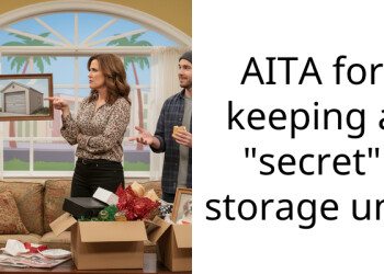 AITA for keeping a “secret” storage unit