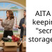 AITA for keeping a “secret” storage unit