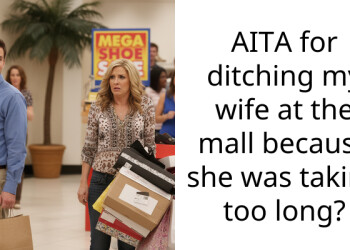 AITA for ditching my wife at the mall because she was taking too long?
