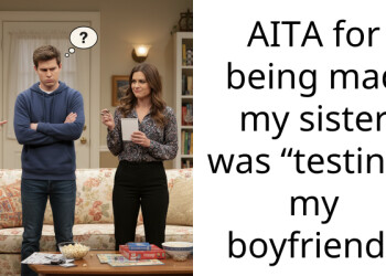 AITA for being mad my sister was “testing” my boyfriend?