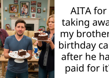 AITA for taking away my brother’s birthday cake after he had paid for it?
