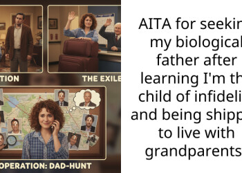 AITA for seeking my biological father after learning I’m the child of in***elity and being shipped to live with grandparents?