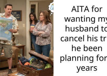 AITA for wanting my husband to cancel his trip he been planning for 4 years