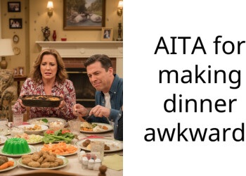 AITA for making dinner awkward?