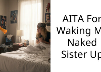 AITA For Waking My N**ed Sister Up