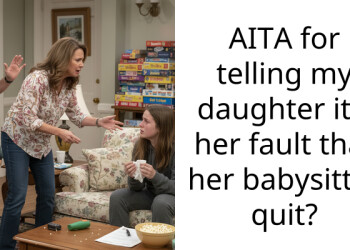 Husband and Wife Disagree If It Was Appropriate To Tell Their 6 Y.O. That Her Bratty Att*tude Made Their Babysitter Quit