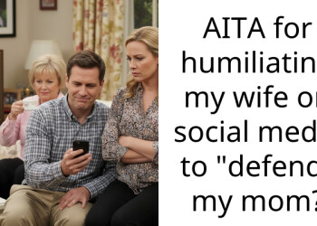 AITA for humiliating my wife on social media to “defend” my mom?