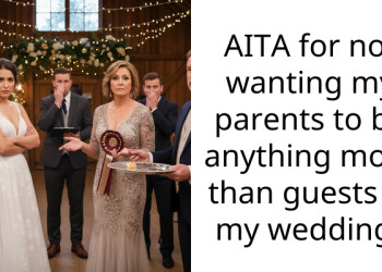 AITA for not wanting my parents to be anything more than guests in my wedding?