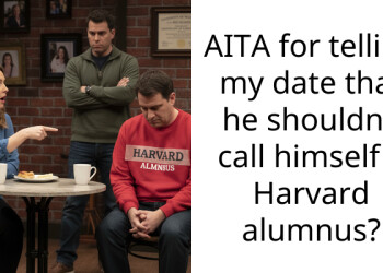 AITA for telling my date that he shouldn’t call himself a Harvard alumnus?