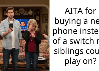AITA for buying a new phone instead of a switch my siblings could play on?