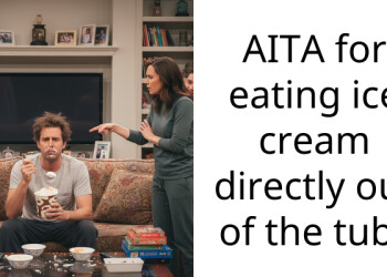 AITA for eating ice cream directly out of the tub?