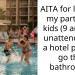 AITA for leaving my partner’s kids (9 and 13) unattended in a hotel pool to go the bathroom?