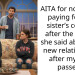 AITA for no longer paying for my sister’s college after the things she said about my new relationship after my wife pa*sed?