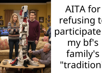 AITA for refusing to participate in my bf’s family’s “tradition’.