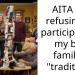 AITA for refusing to participate in my bf’s family’s “tradition’.