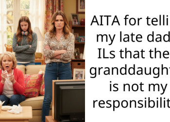 Young Redditor Takes In His Teen Sister After Their Dad Pa*ses Away, Family Pressures Him To Take In His Dad’s Stepdaughter Too