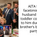 AITA for facetiming my husband so our toddler could talk to him during his brother’s bachelor party?