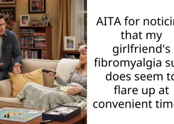AITA for noticing that my girlfriend’s fibromyalgia sure does seem to flare up at convenient times?