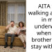 AITA for walking around in my underwear when my brother & SiL stay with me?