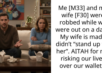 Me [M33] and my wife [F30] were robbed while we were out on a date. My wife is mad I didn’t “stand up for her”. AITAH for not risking our lives over our wallets.