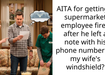 Man Gets Supermarket Employee Fired After He Left Note With His Number On His Wife’s Car