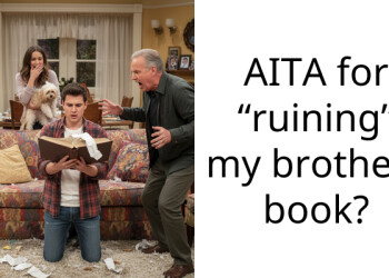 AITA for “ruining” my brothers book?