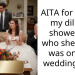 AITA for telling my dil she showed us who she really was on her wedding day?