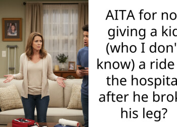 AITA for not giving a kid (who I don’t know) a ride to the hospital after he broke his leg?