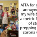 AITA for getting annoyed that my wife bought a metric f**kton of stuff prepping for the corona virus?