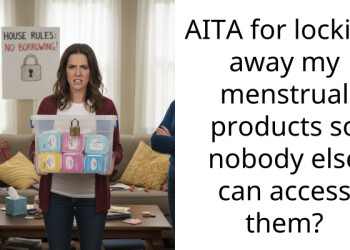 AITA for locking away my menstrual products so nobody else can access them?