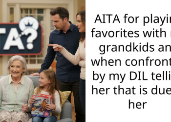 AITA for playing favorites with my grandkids and when confronted by my DIL telling her that is due to her
