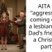 AITA for “aggressively” coming out as a lesbian to my Dad’s friends at a Christmas party?