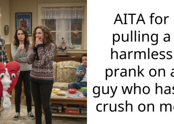 AITA for pulling a harmless prank on a guy who has a crush on me?