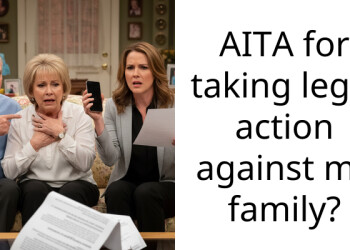AITA for taking legal action against my family?