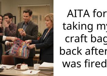 AITA for taking my craft bag back after I was fired?