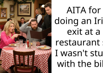 AITA for doing an Irish exit at a restaurant so I wasn’t stuck with the bill?
