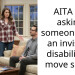 AITA for asking someone with an invisible disability to move seats?