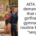 AITA for demanding that my girlfriends gymnastics routine be less “s*xy?”