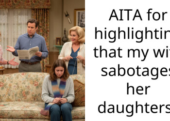AITA for highlighting that my wife sabotages her daughters?