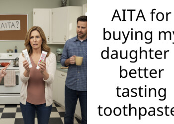 AITA for buying my daughter a better tasting toothpaste?