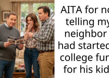 Stressed Parents Are Upset At Their Generous Neighbor Because She Gifted Their Son $12k At His Graduation Party To Add To His College Fund, Saying That It Overshadowed Their Present