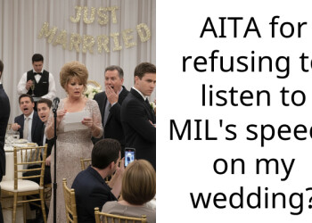 AITA for refusing to listen to MIL’s sp*ech on my wedding?